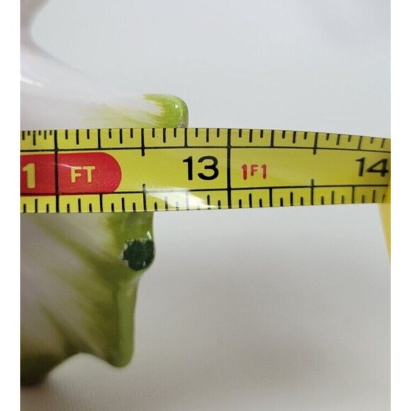 Vintage Ceramic Italy Pottery Green Fish 4 Candle Candleholder - Picture 12 of 13